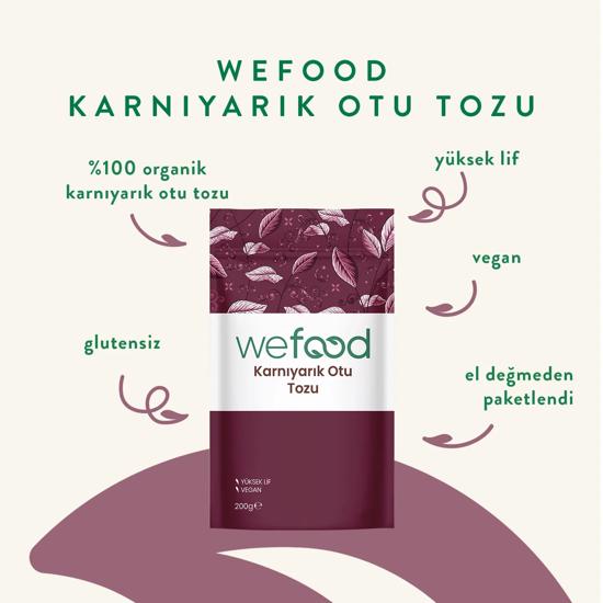 Men genel Wefood  Karnıyarık Otu Tozu (Psyllıum) 200 gr