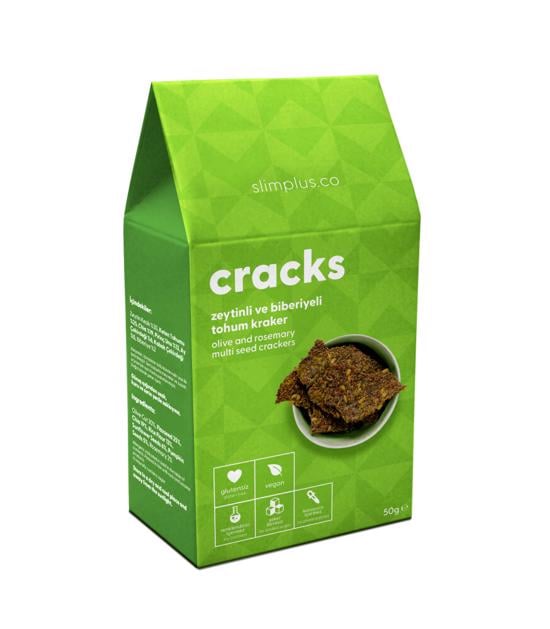 Erkek genel Zeytinli Biberiyeli Glutensiz Cracks 50gr