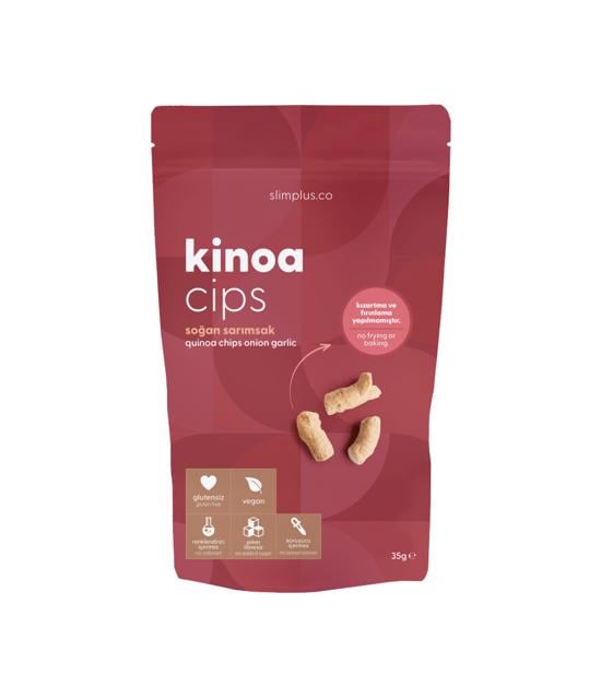 Erkek genel Soğan Sarımsaklı Kinoa Cips 35 gr