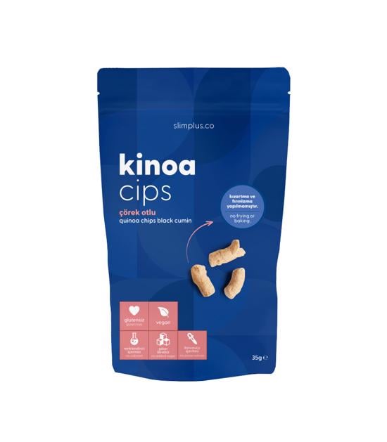 Erkek genel Çörekotlu Kinoa Cips 35gr