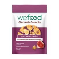  Wefood Glutensiz Granola Kuru İncir   Cevizli 250