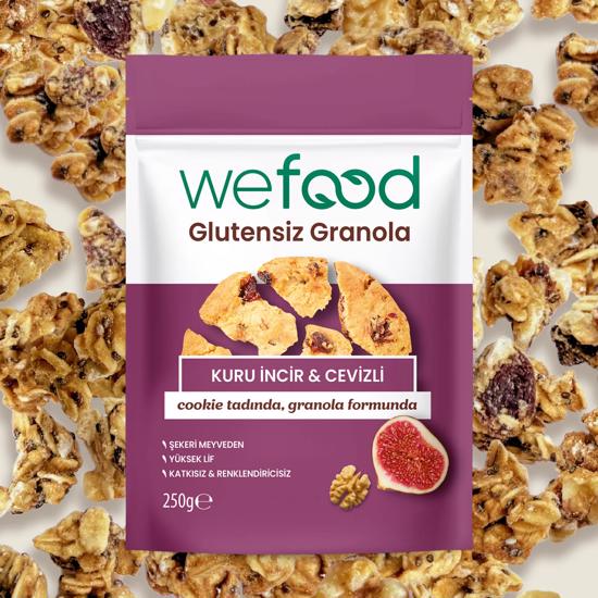 Men genel Wefood Glutensiz Granola Kuru İncir   Cevizli 250