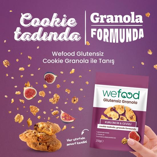 Men genel Wefood Glutensiz Granola Kuru İncir   Cevizli 250