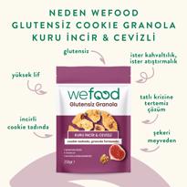 Men genel Wefood Glutensiz Granola Kuru İncir   Cevizli 250