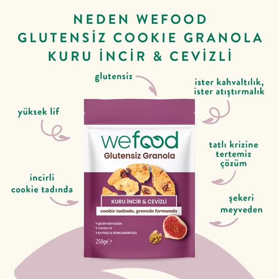 Men genel Wefood Glutensiz Granola Kuru İncir   Cevizli 250