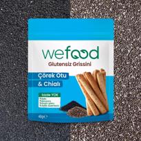 Men genel Wefood Glutensiz Grissini Çörek Otu   Chialı 40 gr