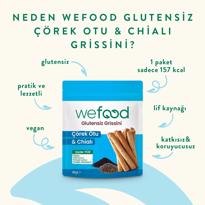 Men genel Wefood Glutensiz Grissini Çörek Otu   Chialı 40 gr