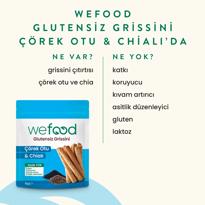 Men genel Wefood Glutensiz Grissini Çörek Otu   Chialı 40 gr