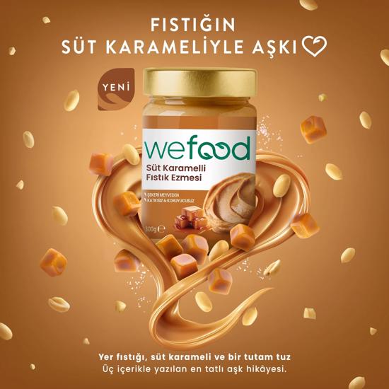 Men genel Wefood Süt Karamelli Fıstık Ezmesi- 300 gr