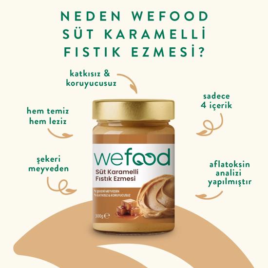 Men genel Wefood Süt Karamelli Fıstık Ezmesi- 300 gr