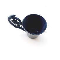 Men genel Pure Espresso-Türk Kahve Fincan Kobalt No1
