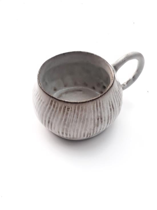 Men genel Opposite Fincan Küçük Oval Dik Çizgili