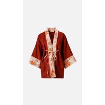 Men genel İtalyan Keteni Kimono- Kiremit