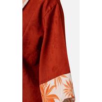 Men genel İtalyan Keteni Kimono- Kiremit