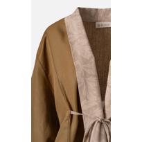 Men genel İtalyan Keteni Kimono- Haki