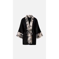 Men genel İtalyan Keteni Kimono- siyah