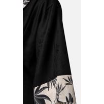 Men genel İtalyan Keteni Kimono- siyah