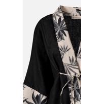 Men genel İtalyan Keteni Kimono- siyah