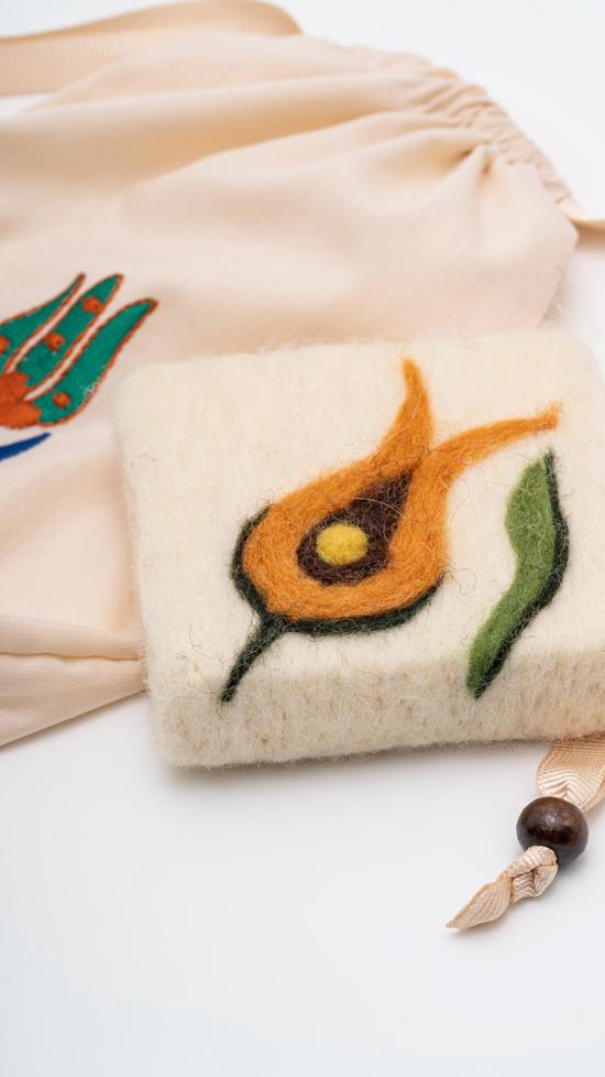 Men genel Sabun- Lale Desenli Kesesinde