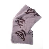  Ahşap Baskı Şal-Lila