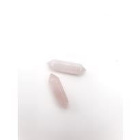  Pembe Kuvars Çift Uçlu Prizma Ufak