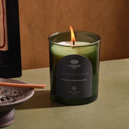 Men genel Kayra Doğal Soya ve Hindistan Cevizi Mum-Toprak