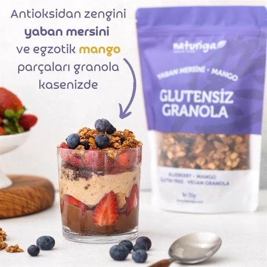 Men genel Glutensiz Granola (Yaban Mersini)- 250gr