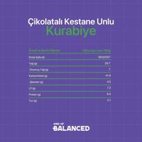 Men genel Kind Of Balanced Çikolatalı Kestane Unlu Kurabiye