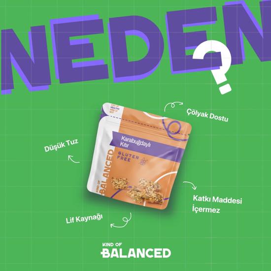 Men genel Kind Of Balanced Karabuğdaylı Kıtır 50gr