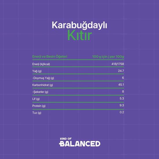 Men genel Kind Of Balanced Karabuğdaylı Kıtır 50gr