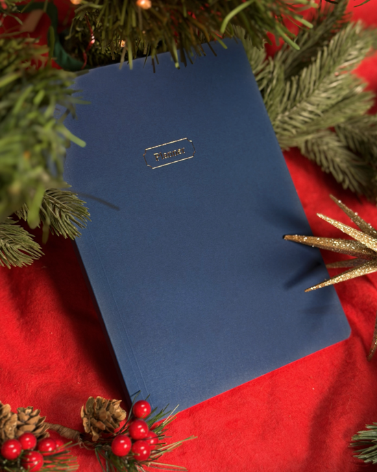 Men genel Tarihsiz Haftalık Ajanda-Planner, Aqua