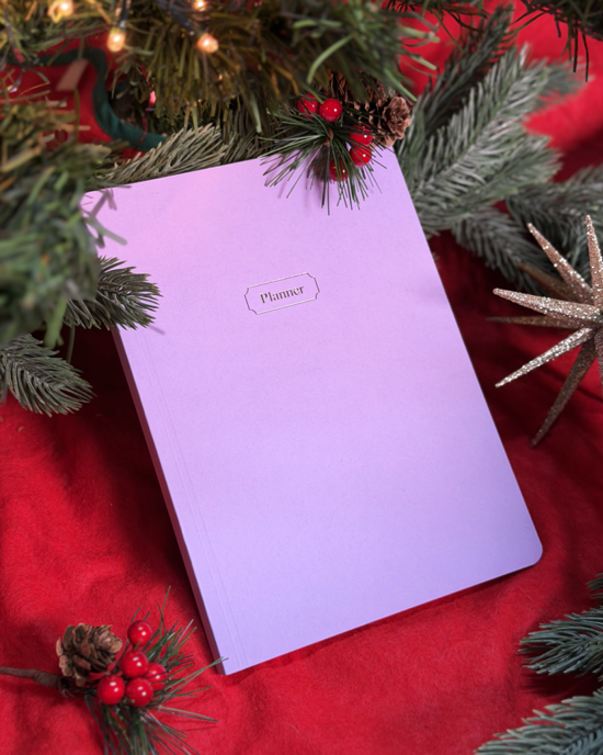 Men genel Tarihsiz Haftalık Ajanda-Planner, Lavenda