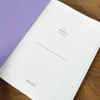 Men genel Tarihsiz Haftalık Ajanda-Planner, Lavenda