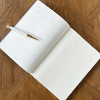 Men genel Tarihsiz Haftalık Ajanda-Planner, Vinum