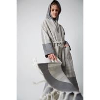  Baget Peştemal Bornoz- Gri S/M