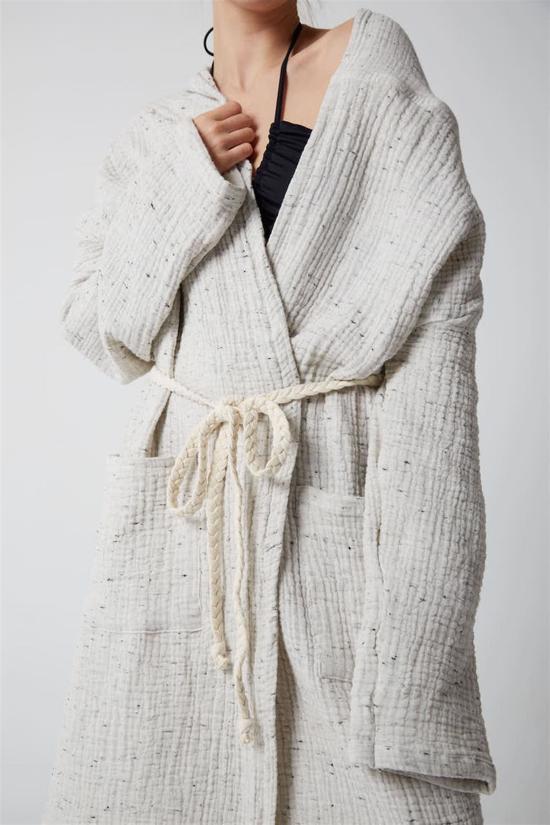 Men genel Müslin Peştamal Bornoz Marble