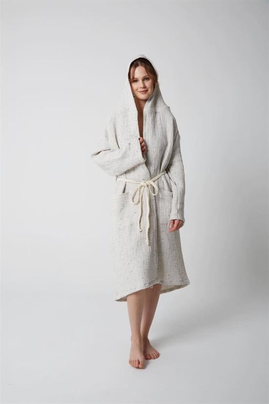 Men genel Müslin Peştamal Bornoz Marble