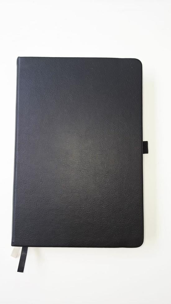 Erkek genel Noktalı Defter Ciltli- Siyah