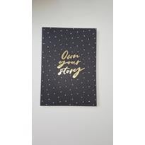 Erkek genel Defter- Çizgili Own Your Story, Kikki