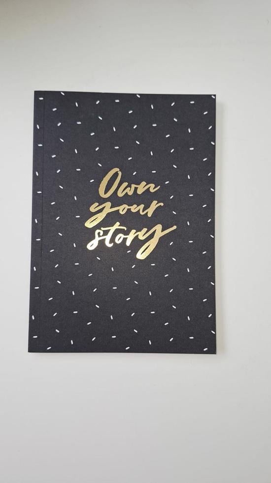 Erkek genel Defter- Çizgili Own Your Story, Kikki