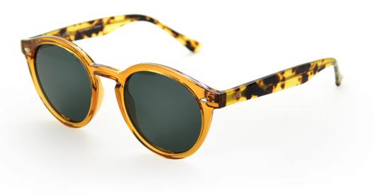 Men genel Letoon Bold Daisy Amber Green Unisex Güneş Gözlüğü