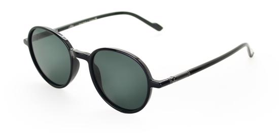 Men genel Runda Black Green Unisex Güneş Gözlüğü