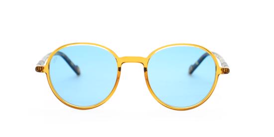 Men genel Runda Daisy Multicolor Light Blue Unisex Güneş Göz