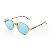Men genel Runda Daisy Multicolor Light Blue Unisex Güneş Göz