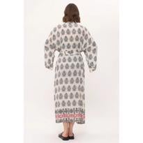Erkek genel Jap Kimono Long - Cream Paisley