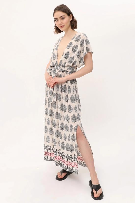 Erkek genel Venus Dress - Cream Paisley S/M